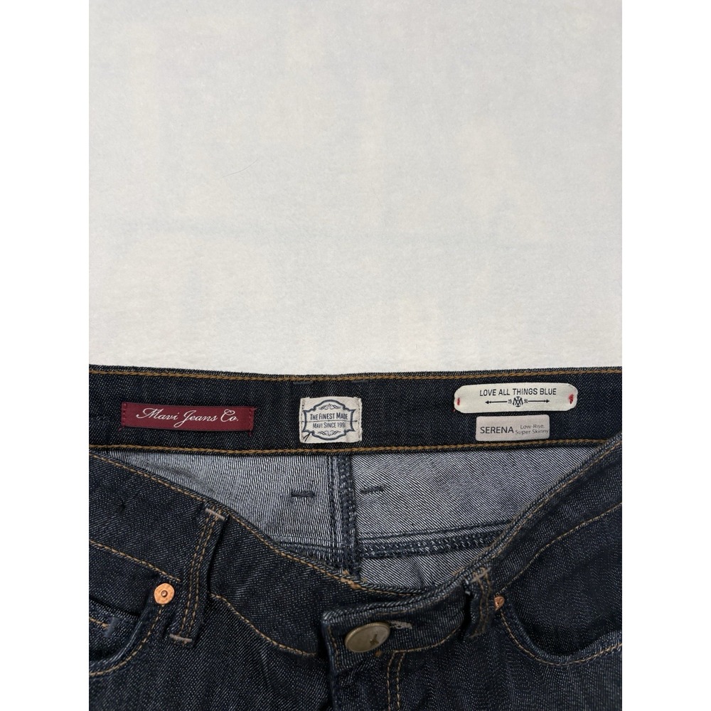 Mavi Serena Low Rise Super Skinny Skinny Jeans Size 30/32 - Picture 4 of 16